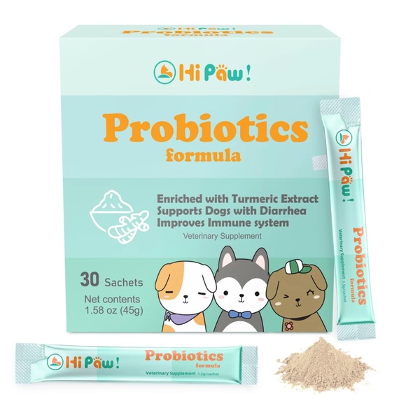 Hi Paw Other - Hi PAW! Dog Probiotics Powder Turmeric 30 Packs**Made in USA - BRAND NEW!